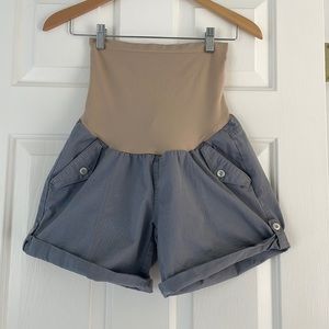 Motherhood Maternity grey shorts. Size medium